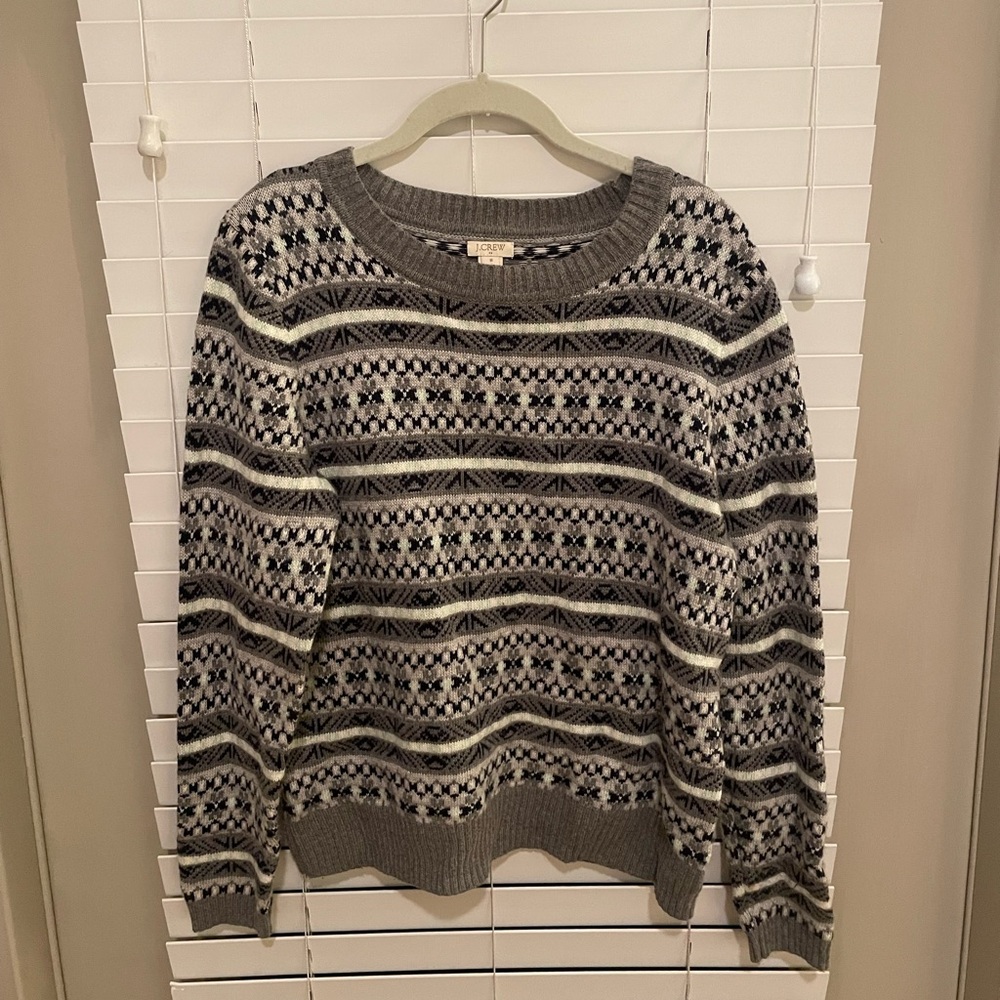 J Crew Factory Fair Isle sweater